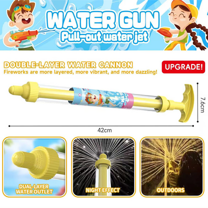 🌈 Bright rainbow LED water pistol | Summer fun that bursts into life as if by magic!