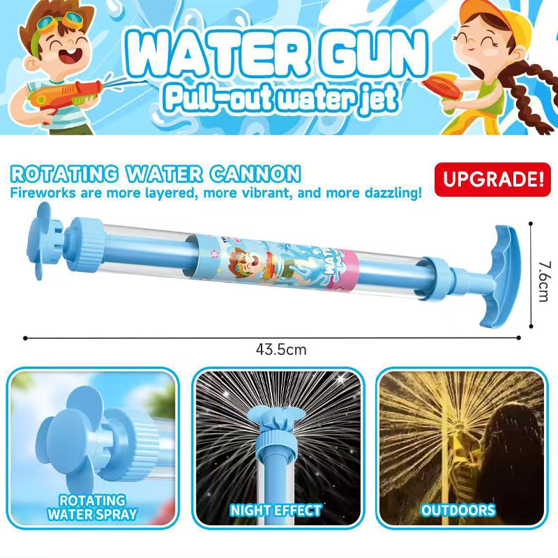 🌈 Bright rainbow LED water pistol | Summer fun that bursts into life as if by magic!