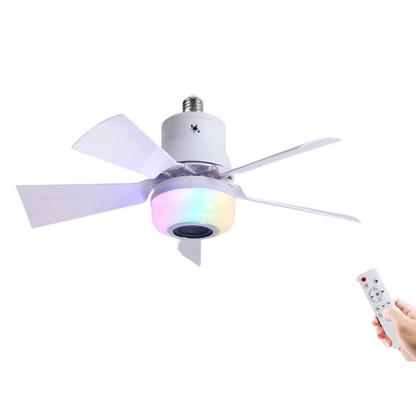 ❄️2-In-1 Smart Ceiling Fan with Light, RGB & Bluetooth Speaker