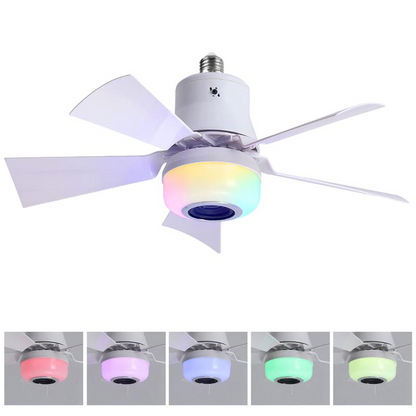 ❄️2-In-1 Smart Ceiling Fan with Light, RGB & Bluetooth Speaker