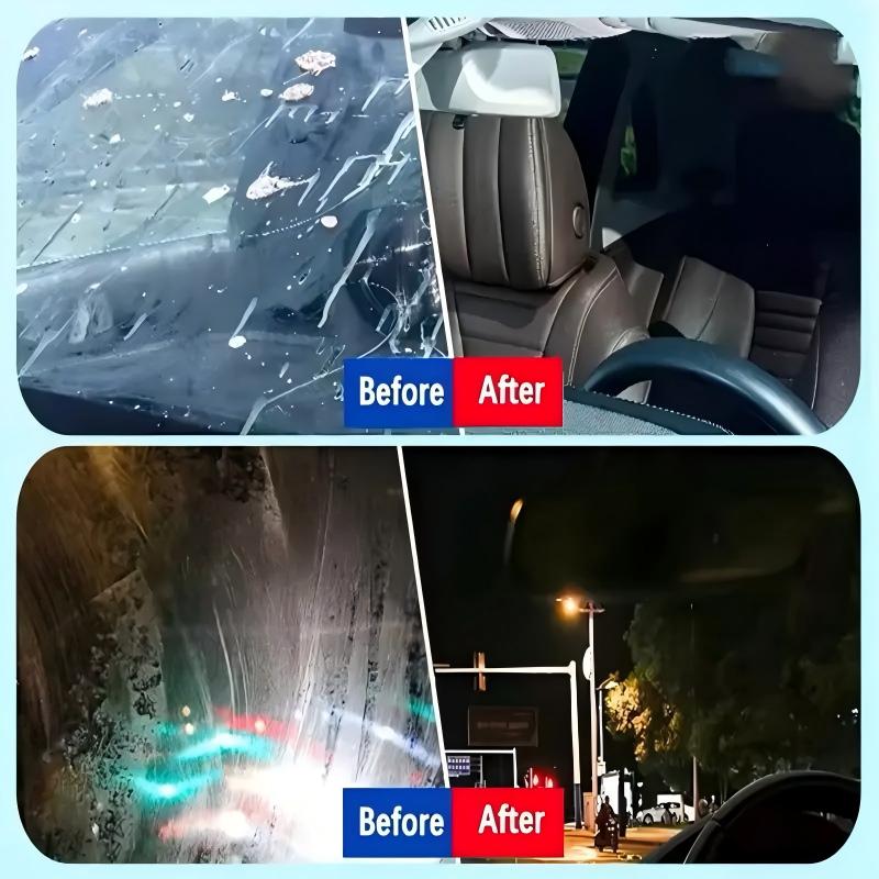 ✨Car Glass Scratch Repair Paste with Sponge