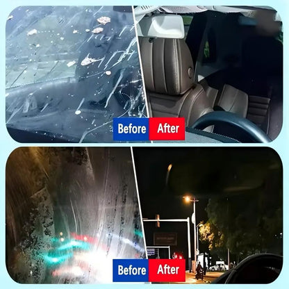 ✨Car Glass Scratch Repair Paste with Sponge