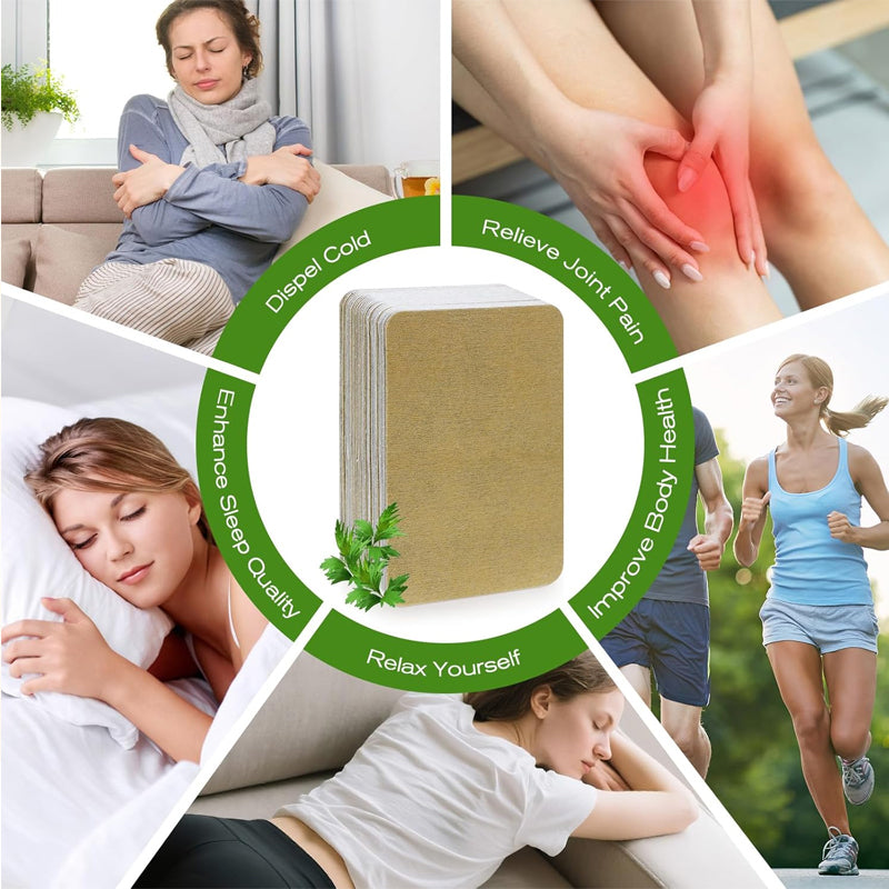 ⏰Ginger Pain Relief Patches – Natural Heat Therapy for Aches & Stiffness | Stick It Where It Hurts!