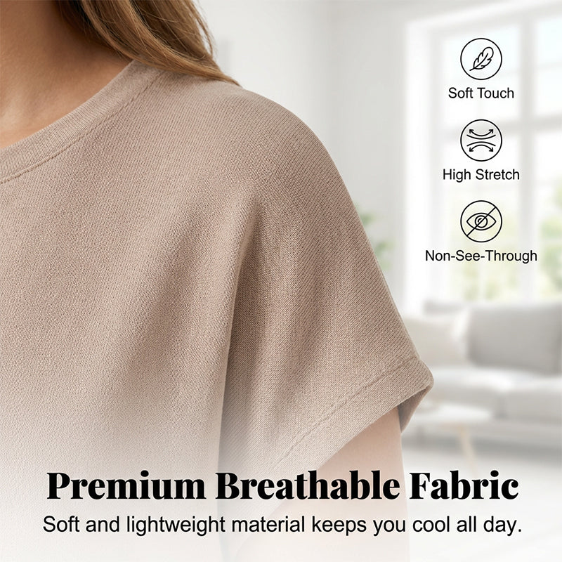 👗 50% OFF NOW! 🛍️ Women's Casual Short Sleeve T-Shirt Dress – Soft, Breathable & Pockets Included
