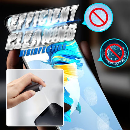 2-in-1 Screen Cleaner & Microfiber Cloth – Spray & Wipe, No Residue, Portable