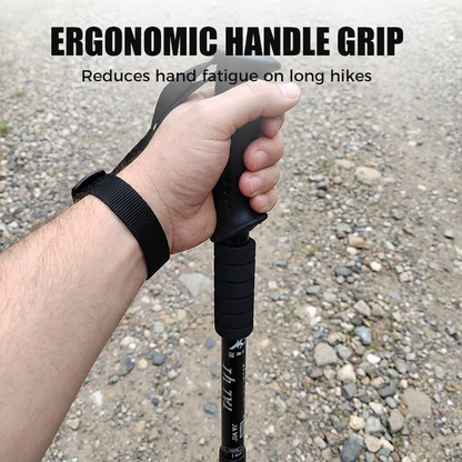 ⛰️✨ Adjustable Aluminum Alloy Trekking Pole – Durable, Shock-Absorbing, Lightweight