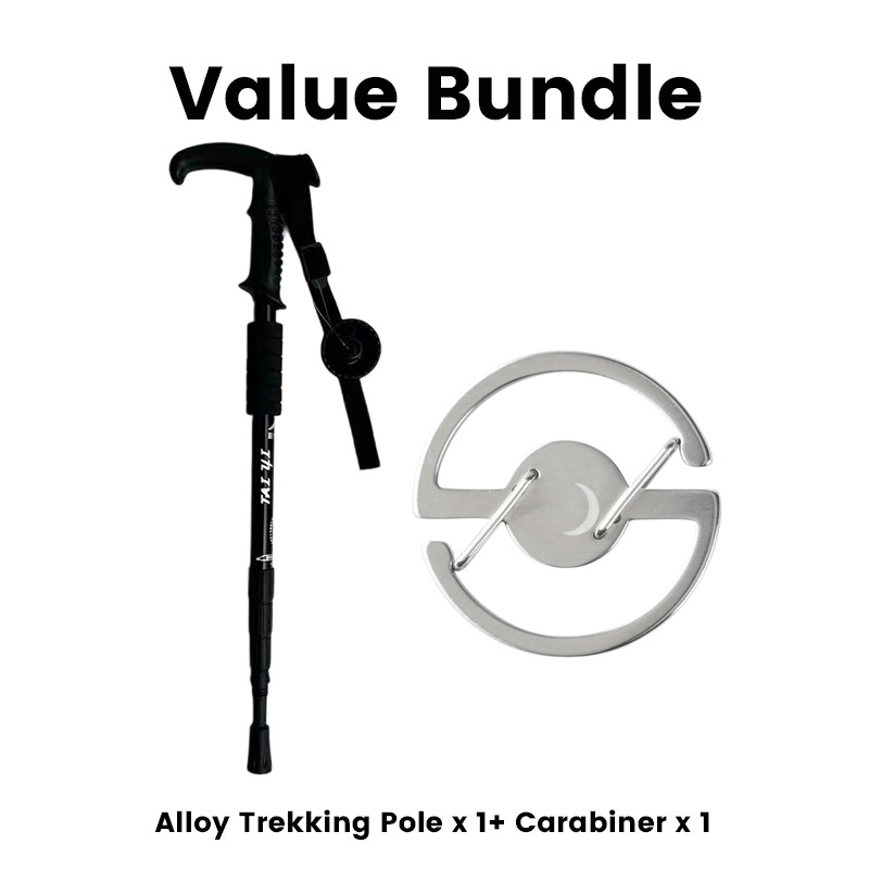 ⛰️✨ Adjustable Aluminum Alloy Trekking Pole – Durable, Shock-Absorbing, Lightweight