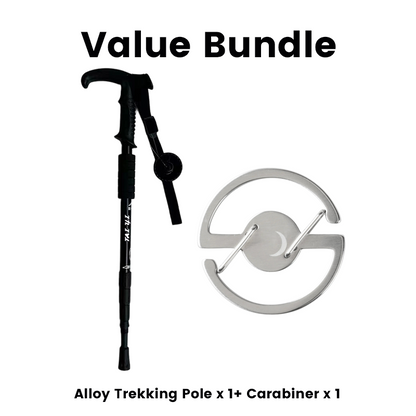 ⛰️✨ Adjustable Aluminum Alloy Trekking Pole – Durable, Shock-Absorbing, Lightweight