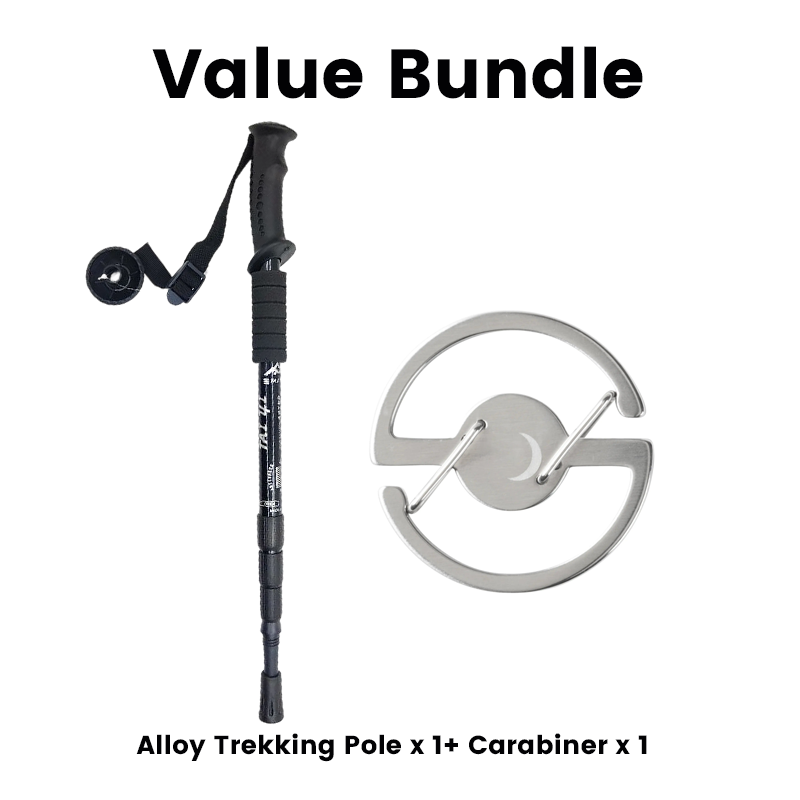 ⛰️✨ Adjustable Aluminum Alloy Trekking Pole – Durable, Shock-Absorbing, Lightweight
