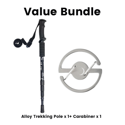 ⛰️✨ Adjustable Aluminum Alloy Trekking Pole – Durable, Shock-Absorbing, Lightweight