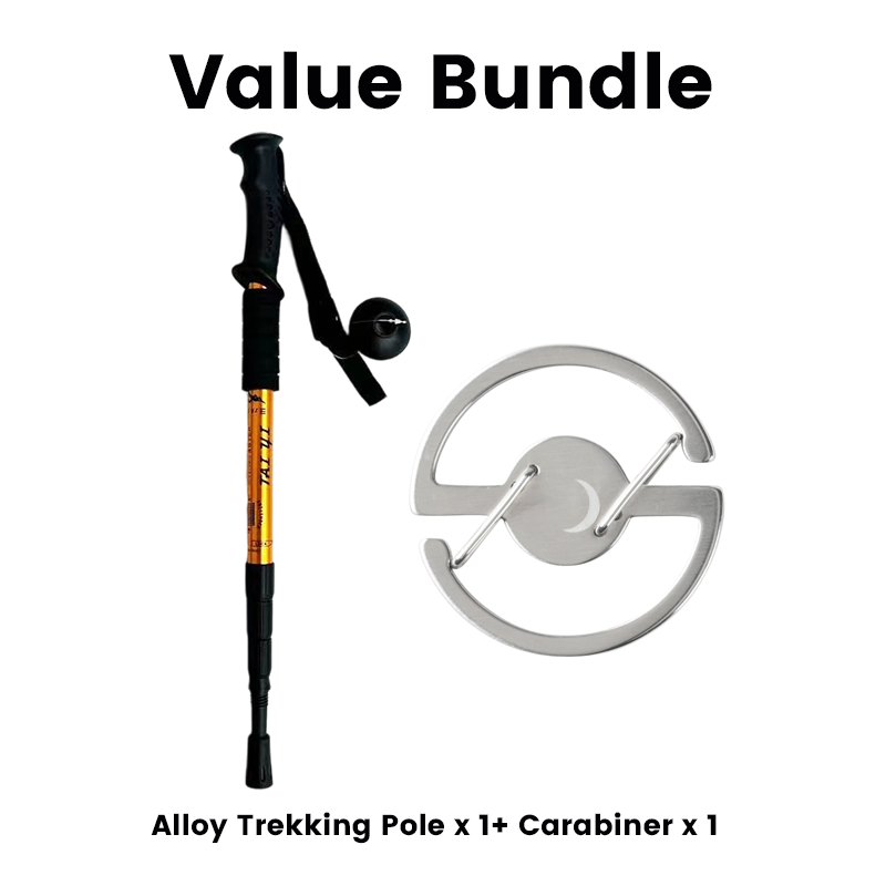 ⛰️✨ Adjustable Aluminum Alloy Trekking Pole – Durable, Shock-Absorbing, Lightweight