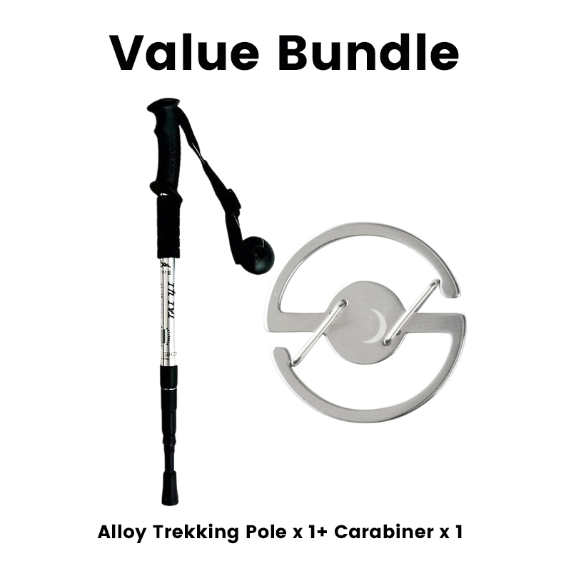 ⛰️✨ Adjustable Aluminum Alloy Trekking Pole – Durable, Shock-Absorbing, Lightweight