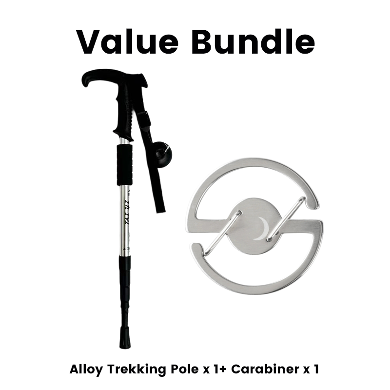 ⛰️✨ Adjustable Aluminum Alloy Trekking Pole – Durable, Shock-Absorbing, Lightweight
