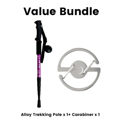 ⛰️✨ Adjustable Aluminum Alloy Trekking Pole – Durable, Shock-Absorbing, Lightweight