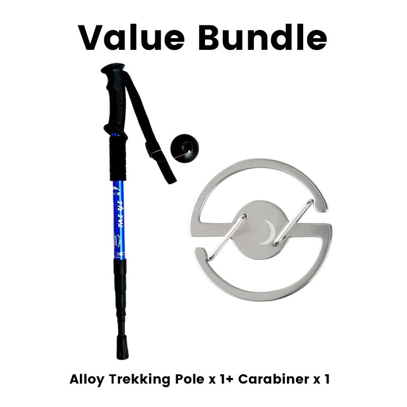 ⛰️✨ Adjustable Aluminum Alloy Trekking Pole – Durable, Shock-Absorbing, Lightweight