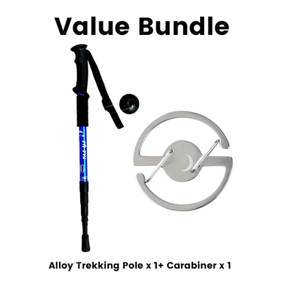 ⛰️✨ Adjustable Aluminum Alloy Trekking Pole – Durable, Shock-Absorbing, Lightweight
