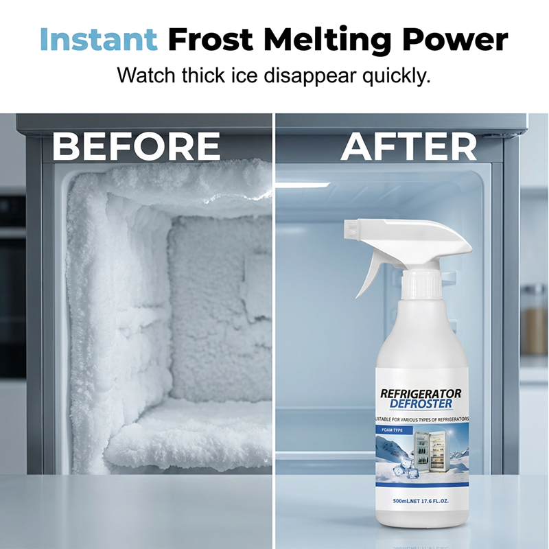 ❄️💨 50% OFF! Rapid Refrigerator Defroster Spray – Instant frost melting, no scraping. Food safe, easy spray. Save time & energy. 🧊✨