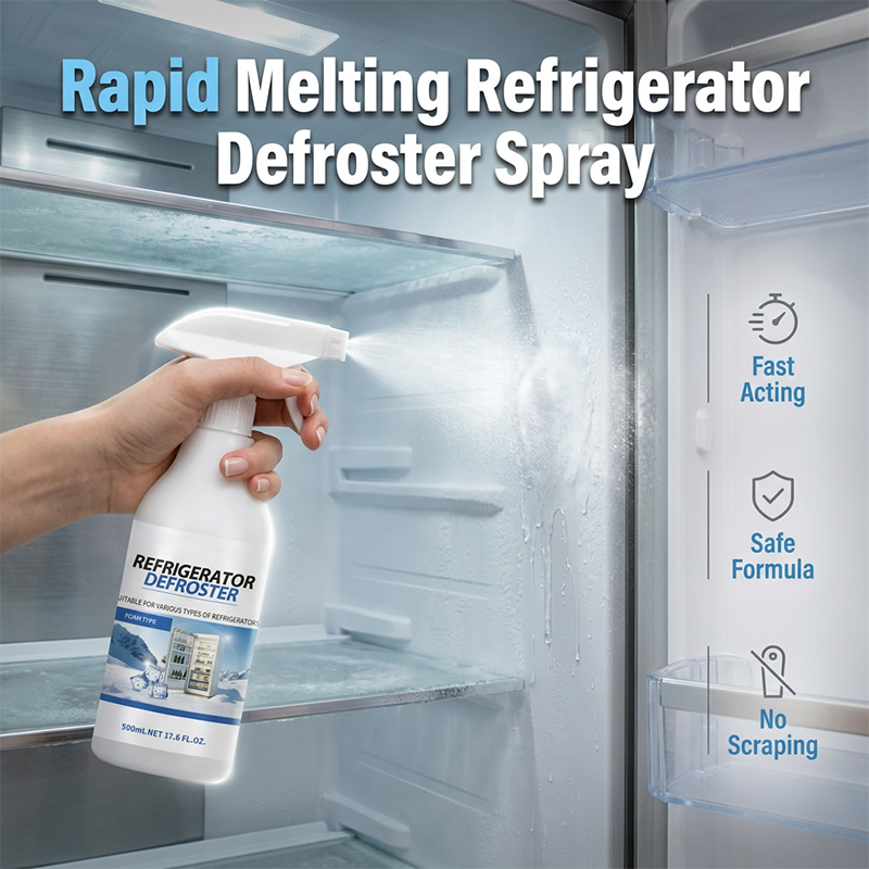 ❄️💨 50% OFF! Rapid Refrigerator Defroster Spray – Instant frost melting, no scraping. Food safe, easy spray. Save time & energy. 🧊✨