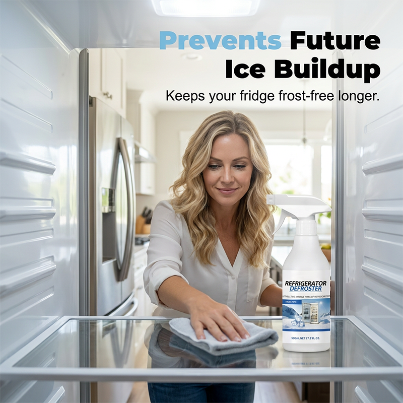 ❄️💨 50% OFF! Rapid Refrigerator Defroster Spray – Instant frost melting, no scraping. Food safe, easy spray. Save time & energy. 🧊✨