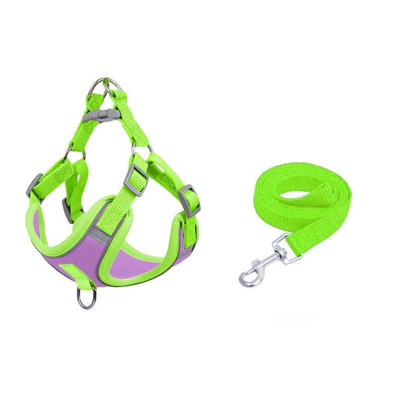 Adjustable Padded Dog Vest Harness with Leash