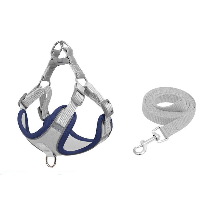Adjustable Padded Dog Vest Harness with Leash