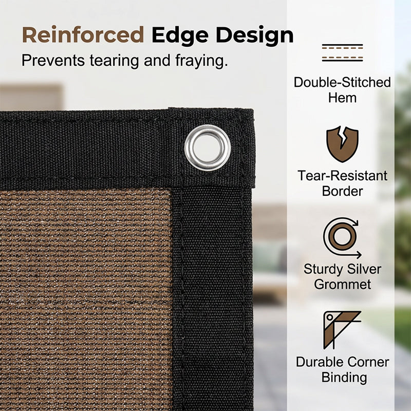 🌿 UV-resistant, breathable, cooling, high-quality woven sunshade