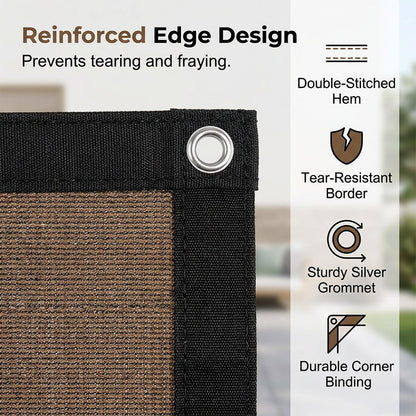 🌿 UV-resistant, breathable, cooling, high-quality woven sunshade