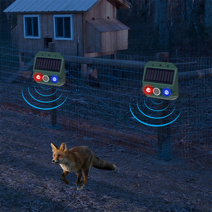 Solar-Powered Ultrasonic Animal Repellent