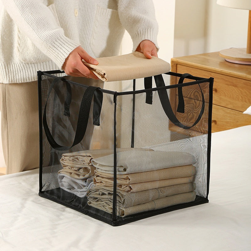 Foldable Mesh Laundry Hamper with Handles