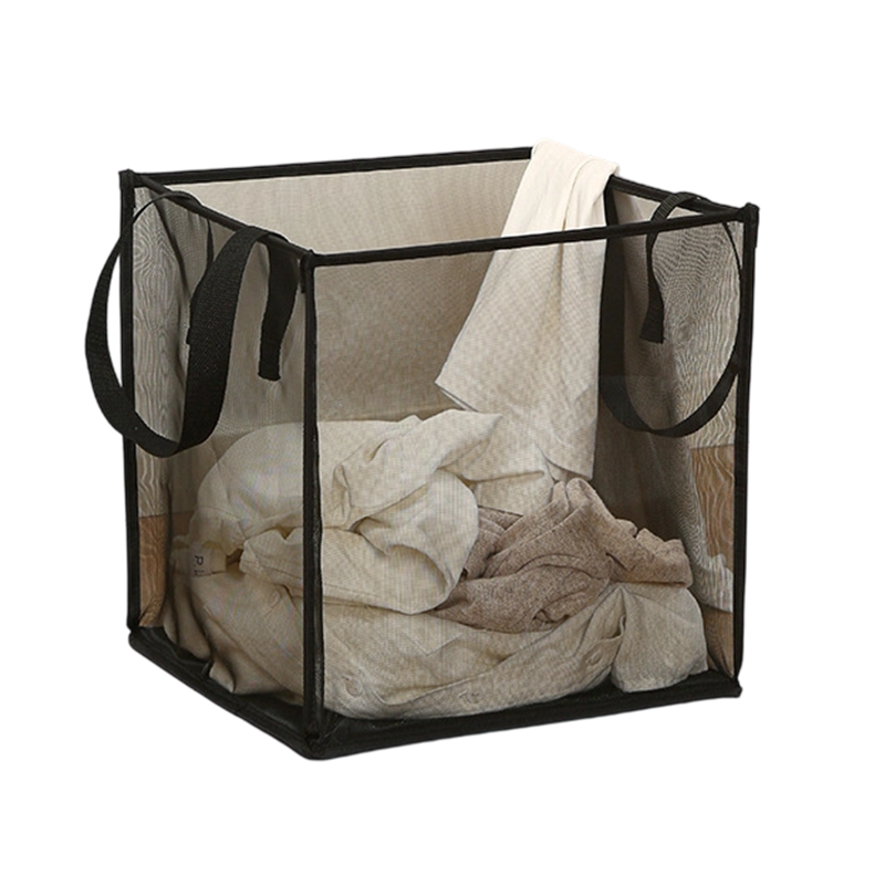 Foldable Mesh Laundry Hamper with Handles