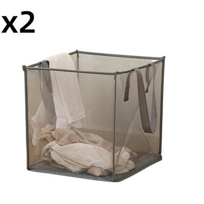 Foldable Mesh Laundry Hamper with Handles