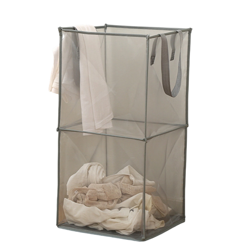 Foldable Mesh Laundry Hamper with Handles