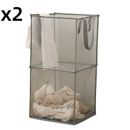 Foldable Mesh Laundry Hamper with Handles