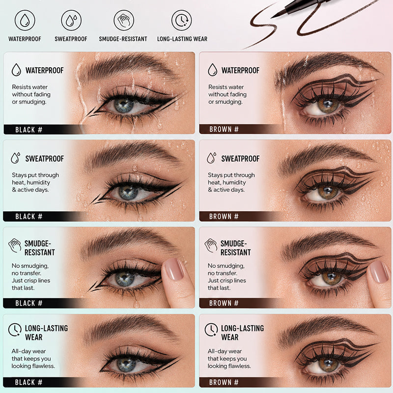 💝Buy 1 Get 1 Free!💥Waterproof Liquid Eyeliner Pen