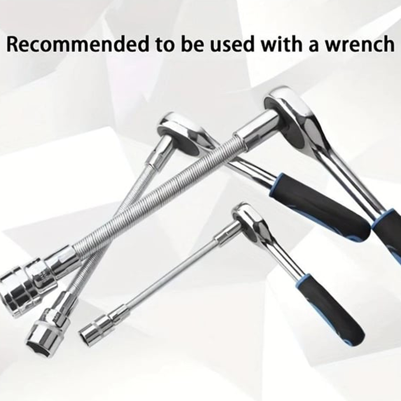 🔩Flexible Socket Extension Bar – Cr-V Steel, Multiple Sizes, Locking