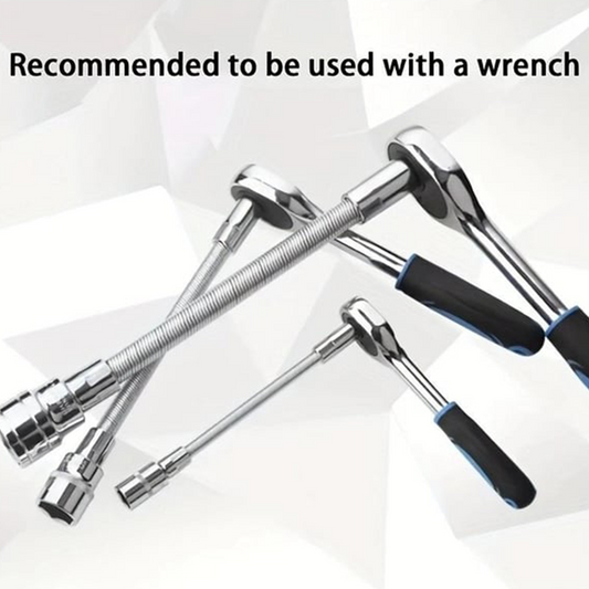 🔩Flexible Socket Extension Bar – Cr-V Steel, Multiple Sizes, Locking