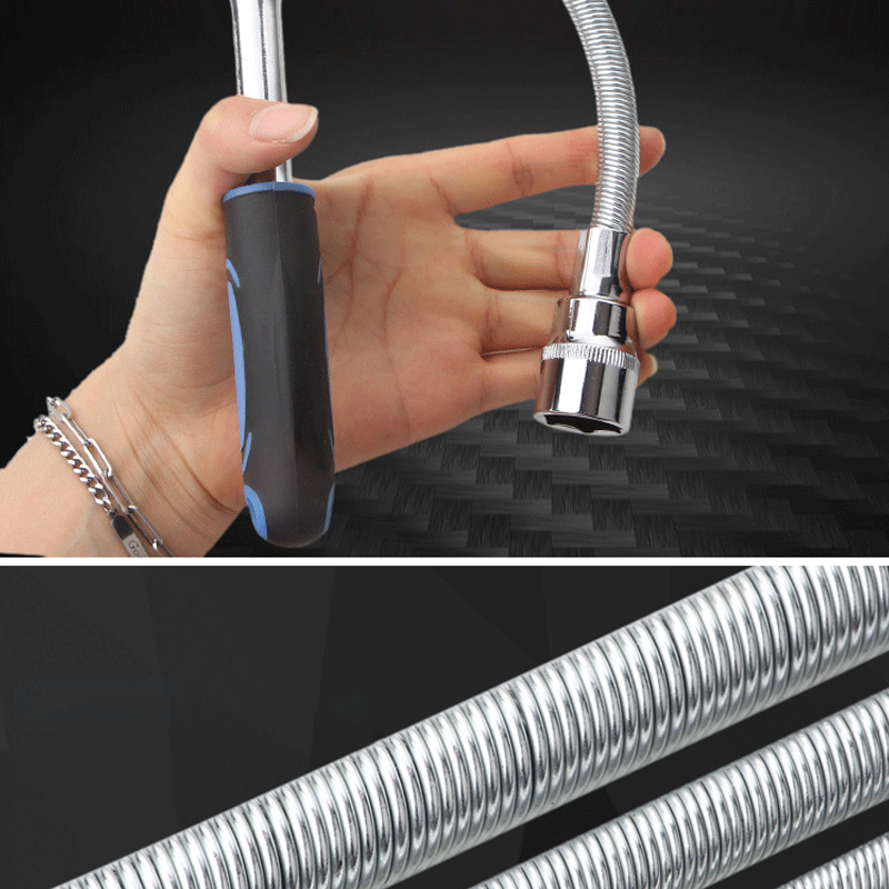 🔩Flexible Socket Extension Bar – Cr-V Steel, Multiple Sizes, Locking
