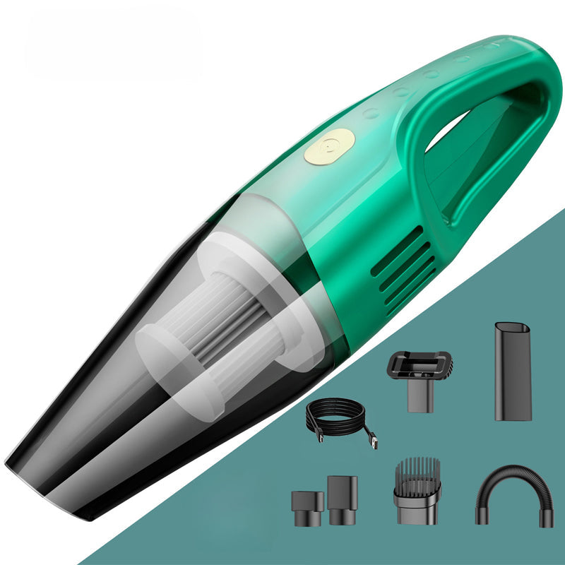 🌀Multifunctional Car Vacuum – Strong suction, blow & inflate