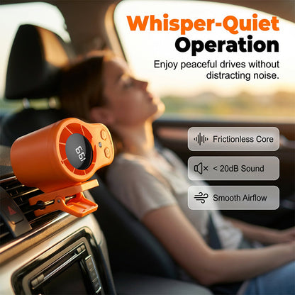 ❄️Hands-Free Personal Cooling Fan with LED Display