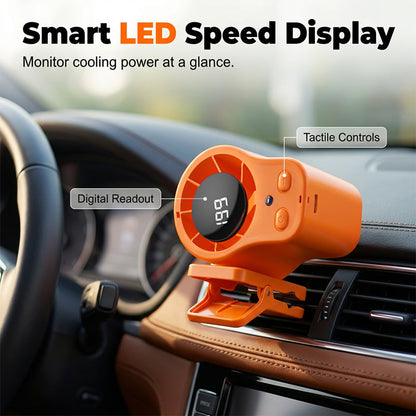 ❄️Hands-Free Personal Cooling Fan with LED Display
