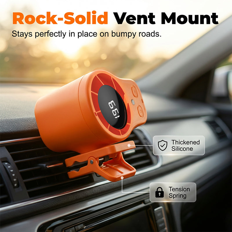 ❄️Hands-Free Personal Cooling Fan with LED Display