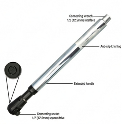 ✨ Extendable Ratchet Wrench – Dual-Mode, Chrome Vanadium, Versatile