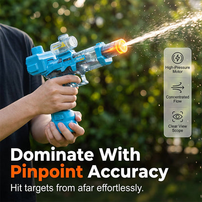 🌈🔫Rainbow Light-Up Electric Water Blaster