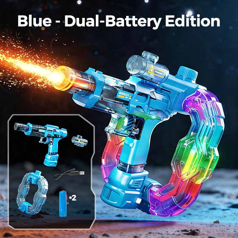 🌈🔫Rainbow Light-Up Electric Water Blaster