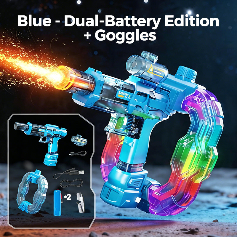 🌈🔫Rainbow Light-Up Electric Water Blaster
