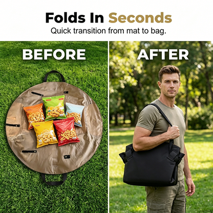🧺✨2-in-1 Convertible Picnic Mat Tote Bag