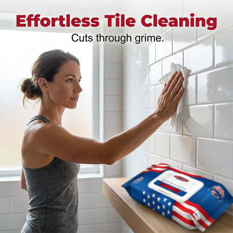 🪟✨ Flash Sale | Streak-Free Glass & Tile Cleaning Wipes | Water Spot & Grime Remover
