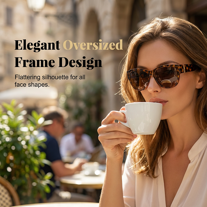 ☀️Big Sunglasses to Wear Over Glasses for Women