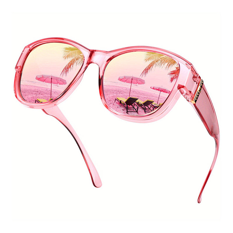☀️Big Sunglasses to Wear Over Glasses for Women