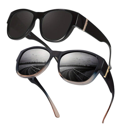 ☀️Big Sunglasses to Wear Over Glasses for Women